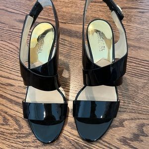 Michael Kors patent heels